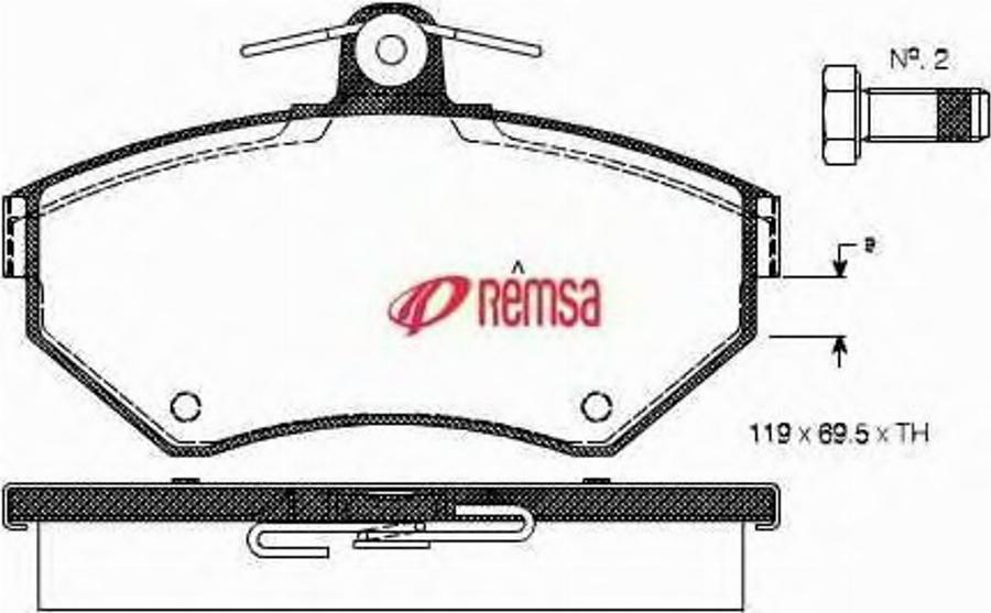 Metzger 0631.00 - Bremsbelagsatz, Scheibenbremse alexcarstop-ersatzteile.com