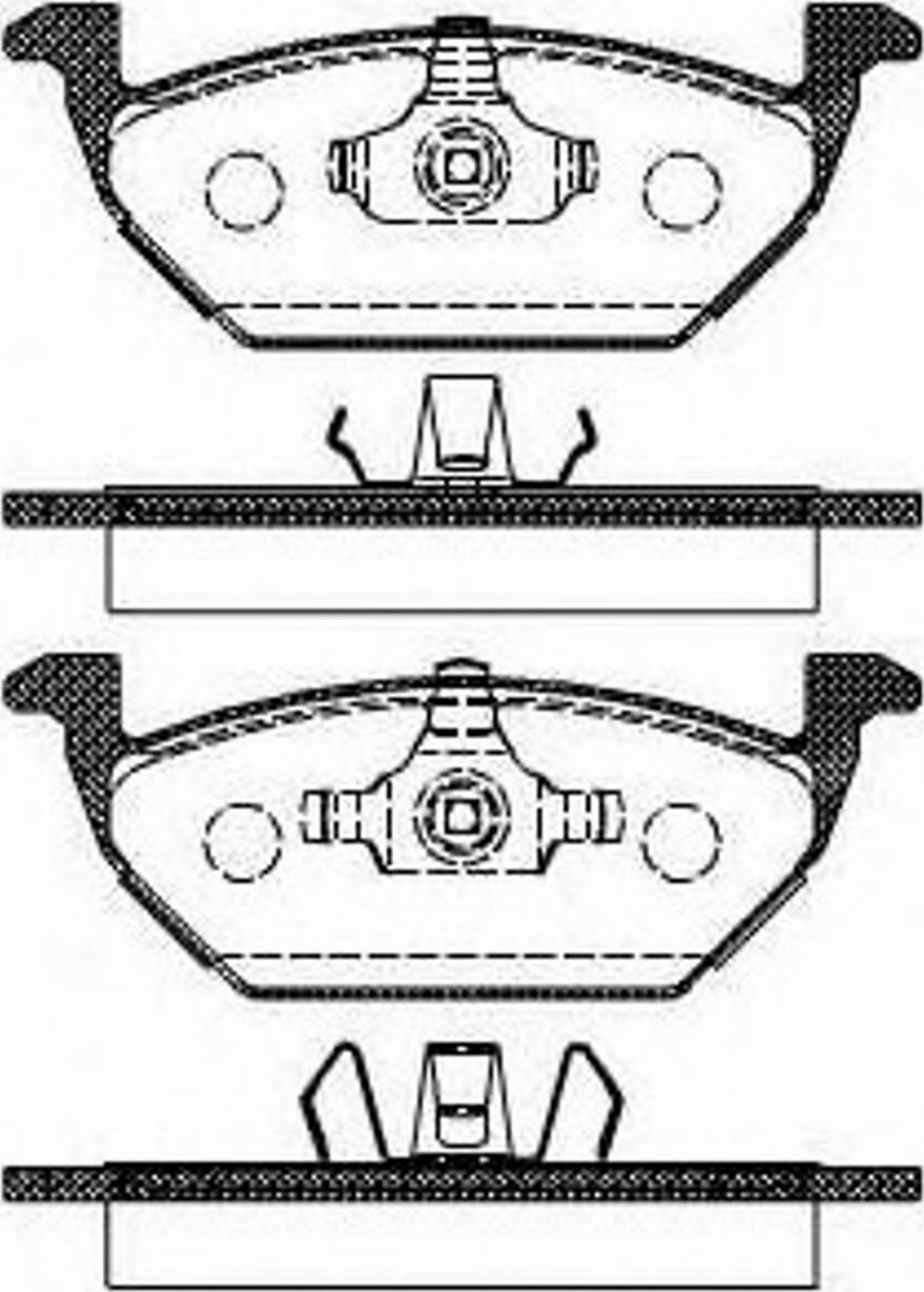 Metzger 0633.20 - Bremsbelagsatz, Scheibenbremse alexcarstop-ersatzteile.com