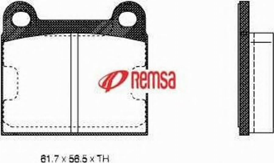 Metzger 000660 - Bremsbelagsatz, Scheibenbremse alexcarstop-ersatzteile.com