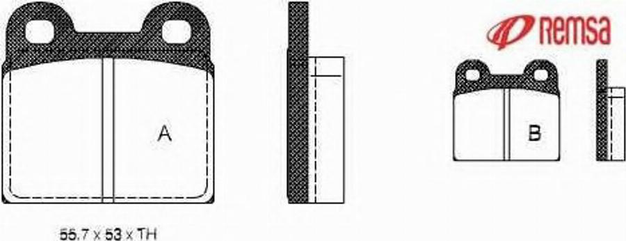 Metzger 000700 - Bremsbelagsatz, Scheibenbremse alexcarstop-ersatzteile.com