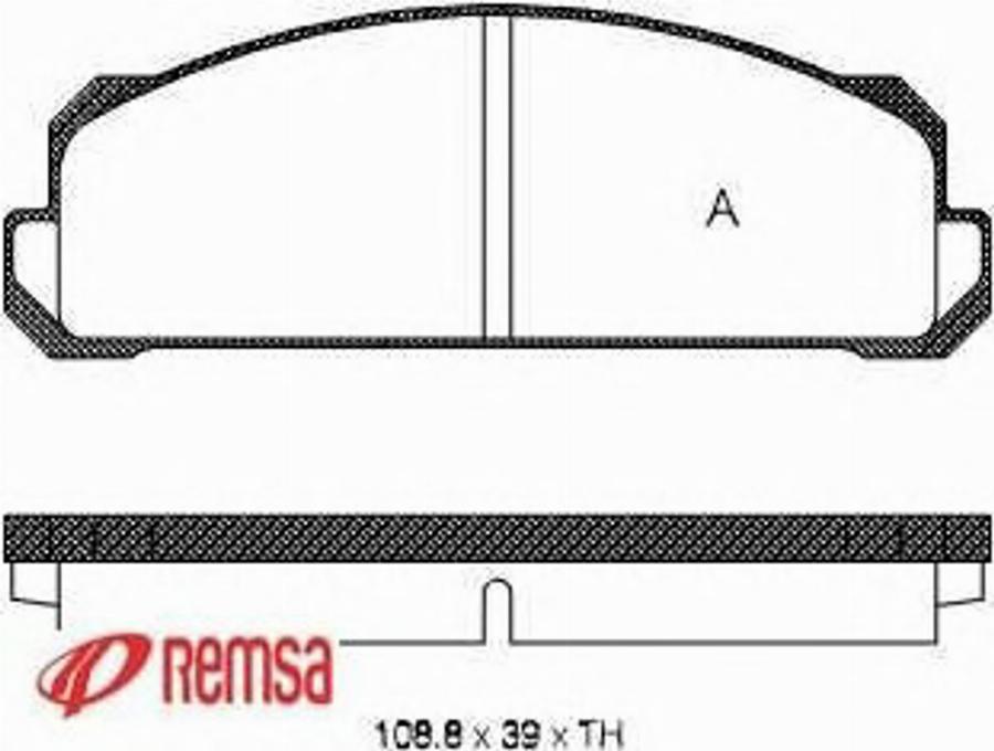 Metzger 002240 - Bremsbelagsatz, Scheibenbremse alexcarstop-ersatzteile.com