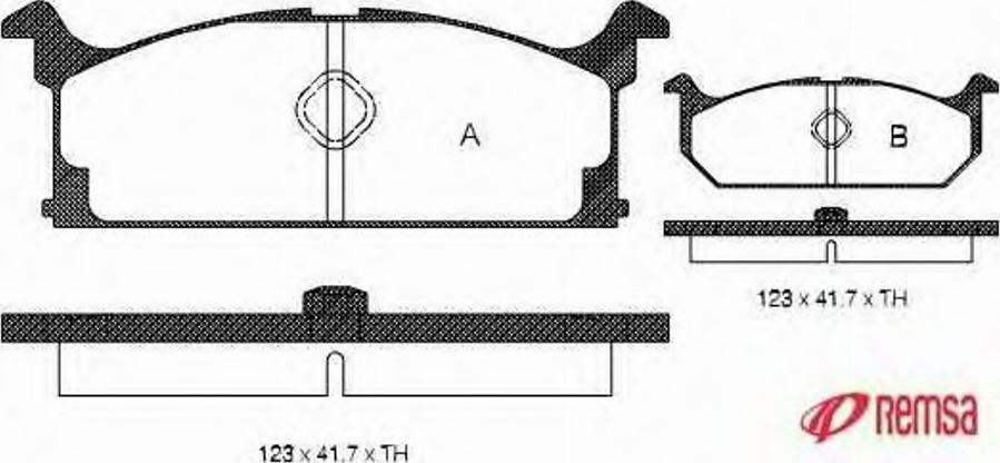 Metzger 019400 - Bremsbelagsatz, Scheibenbremse alexcarstop-ersatzteile.com