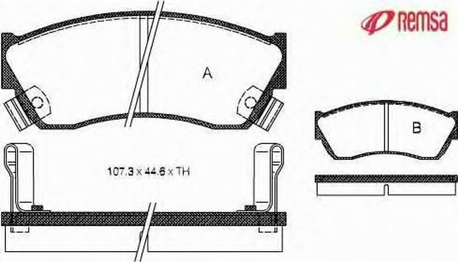 Metzger 014722 - Bremsbelagsatz, Scheibenbremse alexcarstop-ersatzteile.com