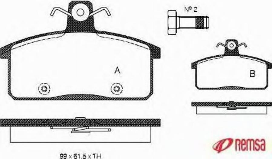 Metzger 012840 - Bremsbelagsatz, Scheibenbremse alexcarstop-ersatzteile.com