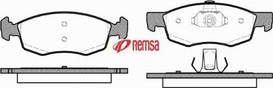 Metzger 017230 - Bremsbelagsatz, Scheibenbremse alexcarstop-ersatzteile.com