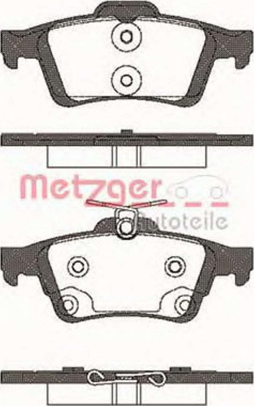 Metzger 084270 - Bremsbelagsatz, Scheibenbremse alexcarstop-ersatzteile.com