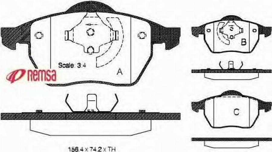 Metzger 0390.01 - Bremsbelagsatz, Scheibenbremse alexcarstop-ersatzteile.com