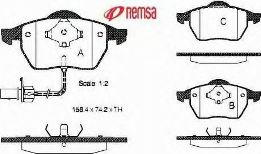 Metzger 0390.11 - Bremsbelagsatz, Scheibenbremse alexcarstop-ersatzteile.com