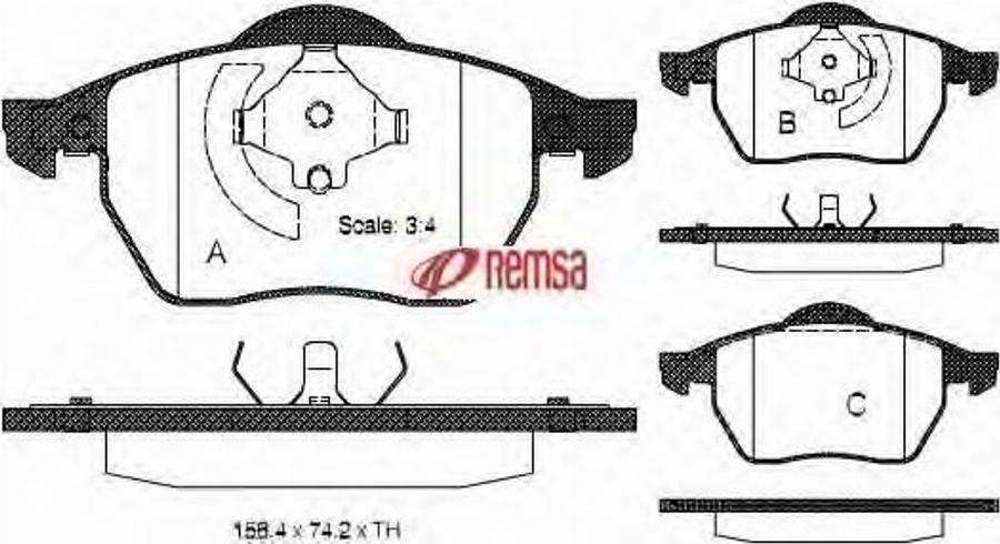 Metzger 0390.20 - Bremsbelagsatz, Scheibenbremse alexcarstop-ersatzteile.com