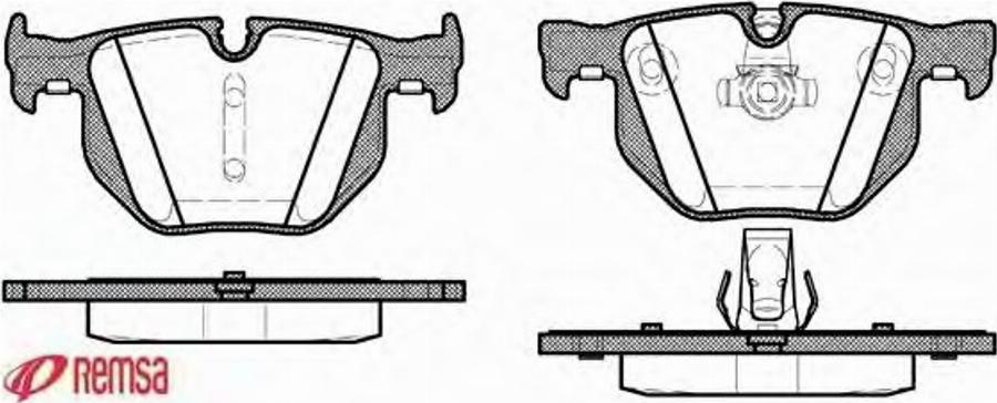 Metzger 038160 - Bremsbelagsatz, Scheibenbremse alexcarstop-ersatzteile.com