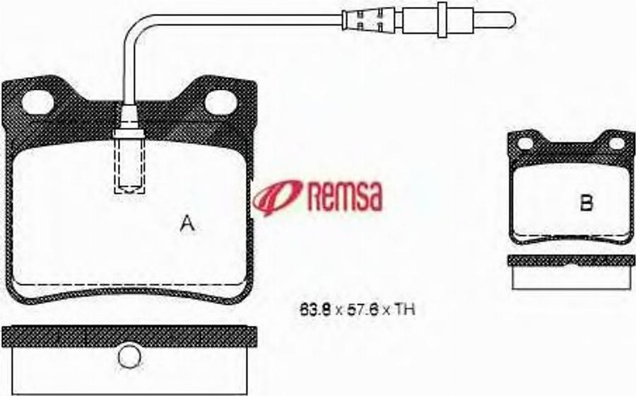 Metzger 032102 - Bremsbelagsatz, Scheibenbremse alexcarstop-ersatzteile.com