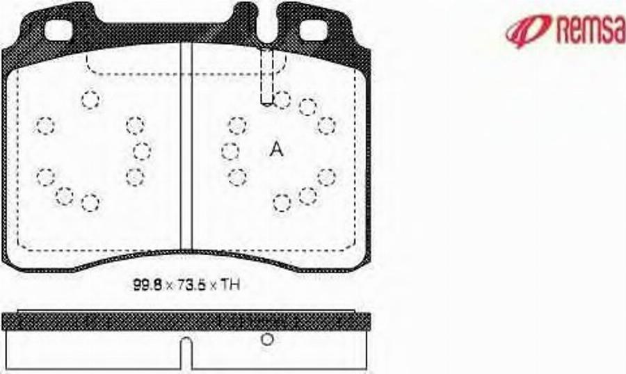 Metzger 037900 - Bremsbelagsatz, Scheibenbremse alexcarstop-ersatzteile.com