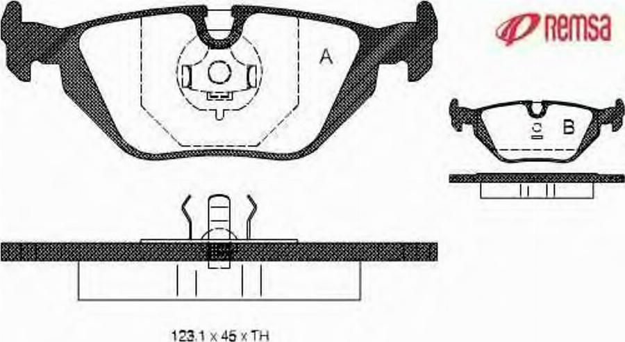 Metzger 026530 - Bremsbelagsatz, Scheibenbremse alexcarstop-ersatzteile.com