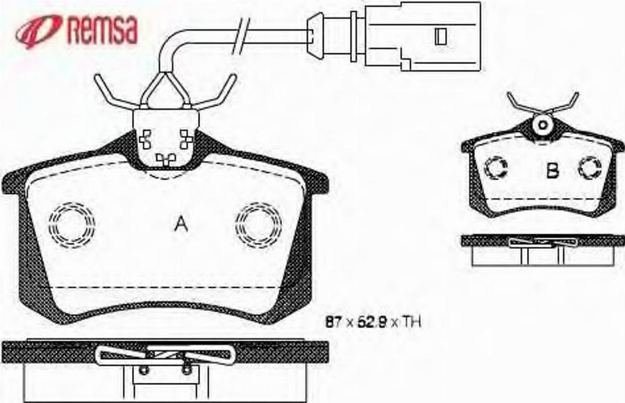 Metzger 0263.51 - Bremsbelagsatz, Scheibenbremse alexcarstop-ersatzteile.com