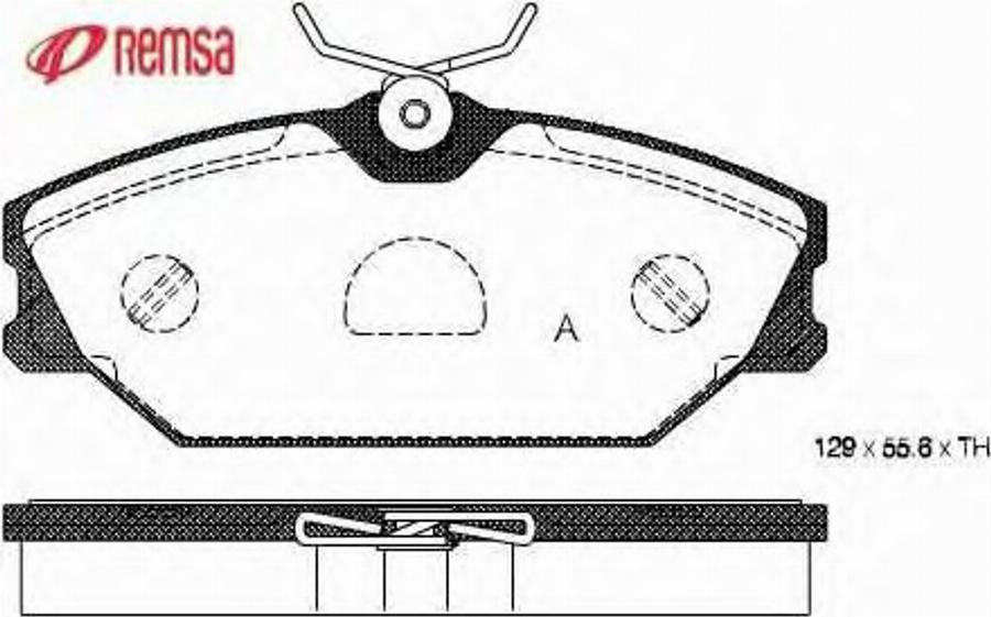 Metzger 020800 - Bremsbelagsatz, Scheibenbremse alexcarstop-ersatzteile.com