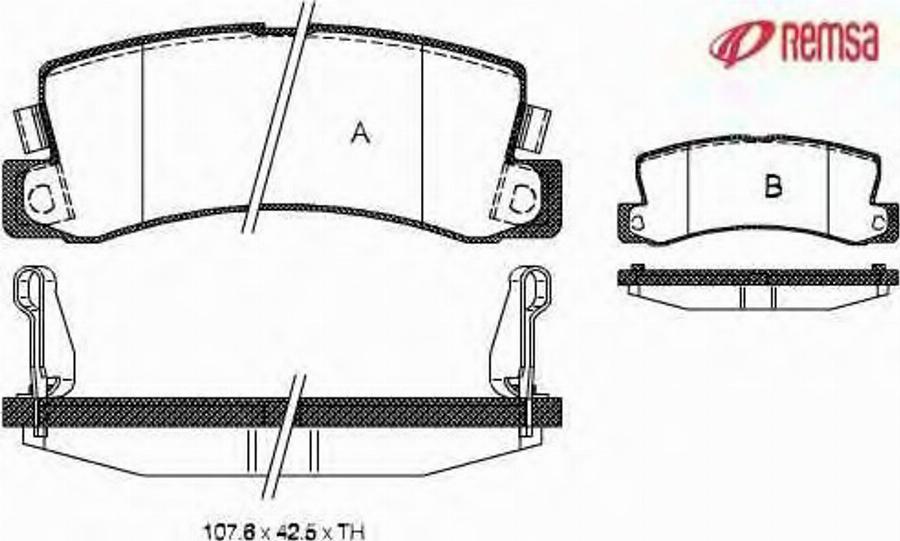 Metzger 021422 - Bremsbelagsatz, Scheibenbremse alexcarstop-ersatzteile.com