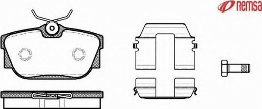 Metzger 0767.10 - Bremsbelagsatz, Scheibenbremse alexcarstop-ersatzteile.com