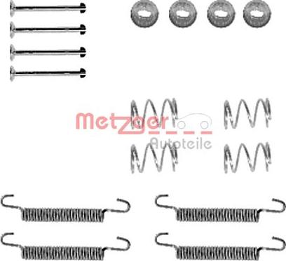 Metzger 105-0791 - Zubehörsatz, Feststellbremsbacken alexcarstop-ersatzteile.com