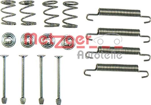 Metzger 105-0711 - Zubehörsatz, Feststellbremsbacken alexcarstop-ersatzteile.com