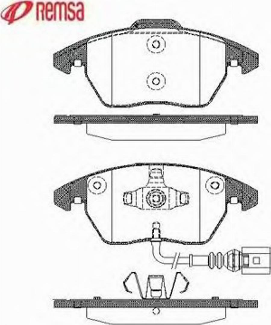 Metzger 103001 - Bremsbelagsatz, Scheibenbremse alexcarstop-ersatzteile.com