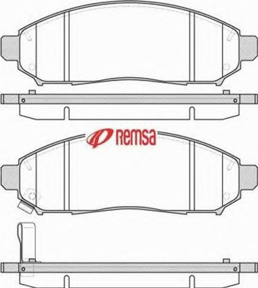 Metzger 116201 - Bremsbelagsatz, Scheibenbremse alexcarstop-ersatzteile.com