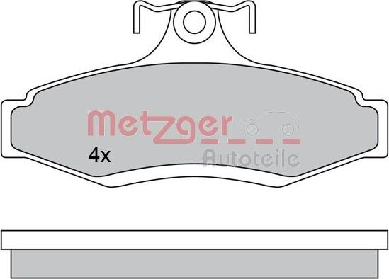 Metzger 1170581 - Bremsbelagsatz, Scheibenbremse alexcarstop-ersatzteile.com