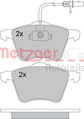 Metzger 1170104 - Bremsbelagsatz, Scheibenbremse alexcarstop-ersatzteile.com