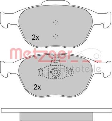 Woking D9707871 - Bremsbelagsatz, Scheibenbremse alexcarstop-ersatzteile.com