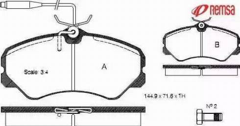 Metzger 1170718 - Bremsbelagsatz, Scheibenbremse alexcarstop-ersatzteile.com