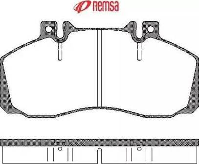 Metzger 109-1687 - Bremsbelagsatz, Scheibenbremse alexcarstop-ersatzteile.com