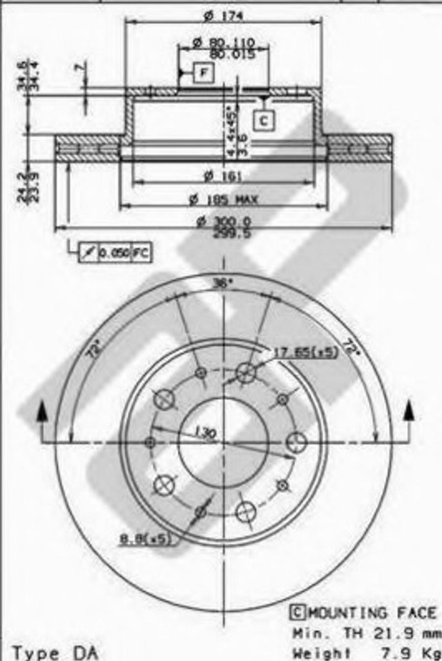 Metzger 24814 - Bremsscheibe alexcarstop-ersatzteile.com