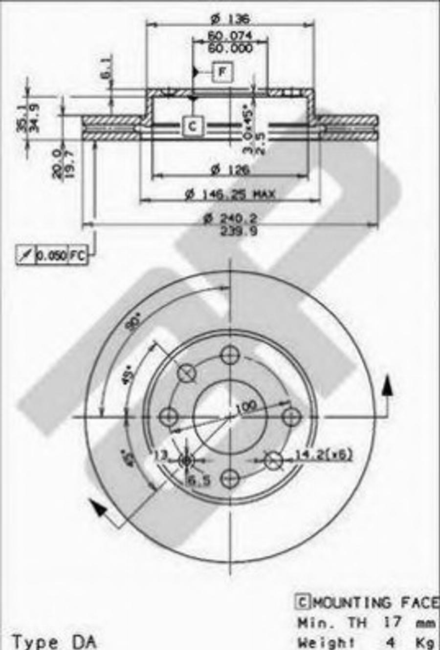 Metzger 24221 - Bremsscheibe alexcarstop-ersatzteile.com