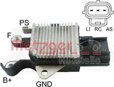 Metzger 2390033 - Generatorregler alexcarstop-ersatzteile.com