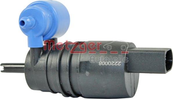 Metzger 2220008 - Waschwasserpumpe, Scheibenreinigung alexcarstop-ersatzteile.com