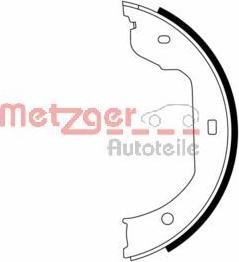 Metzger MG 960 - Bremsbackensatz, Feststellbremse alexcarstop-ersatzteile.com