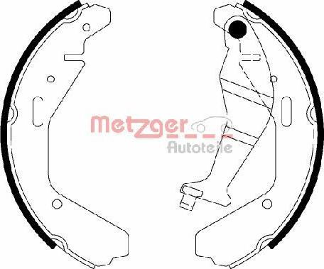 Metzger MG 829 - Bremsbackensatz alexcarstop-ersatzteile.com