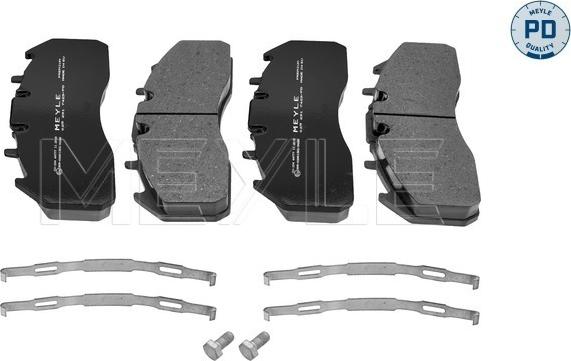 Meyle 025 291 7429/PD - Bremsbelagsatz, Scheibenbremse alexcarstop-ersatzteile.com