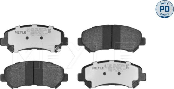 Meyle 025 246 3217/PD - Bremsbelagsatz, Scheibenbremse alexcarstop-ersatzteile.com