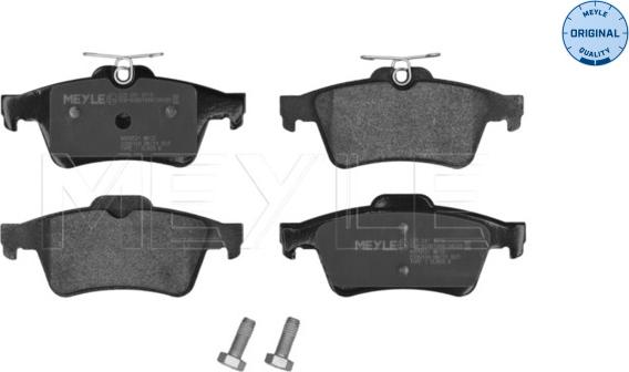 Meyle 025 241 3716 - Bremsbelagsatz, Scheibenbremse alexcarstop-ersatzteile.com