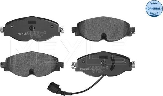 Meyle 025 256 8320 - Bremsbelagsatz, Scheibenbremse alexcarstop-ersatzteile.com