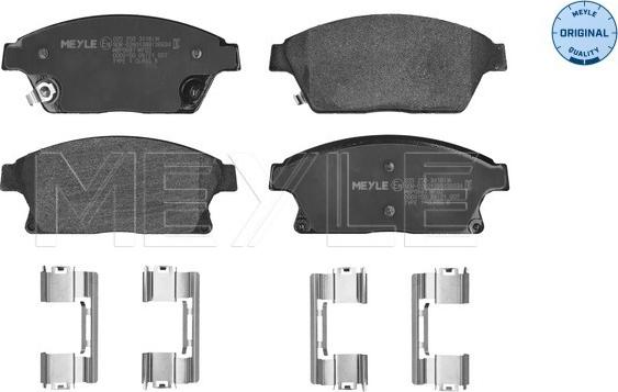 Meyle 025 250 3418/W - Bremsbelagsatz, Scheibenbremse alexcarstop-ersatzteile.com