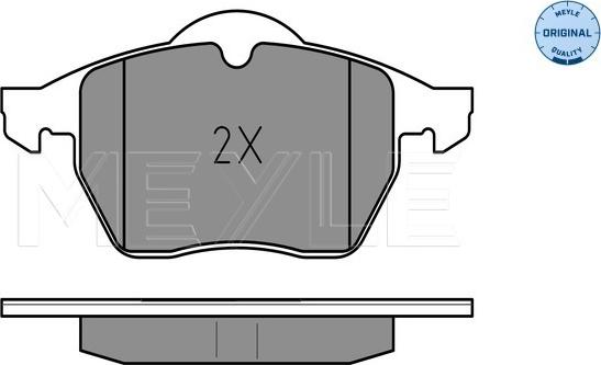 Meyle 025 218 2919 - Bremsbelagsatz, Scheibenbremse alexcarstop-ersatzteile.com