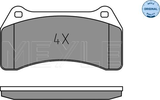Meyle 025 234 8916 - Bremsbelagsatz, Scheibenbremse alexcarstop-ersatzteile.com