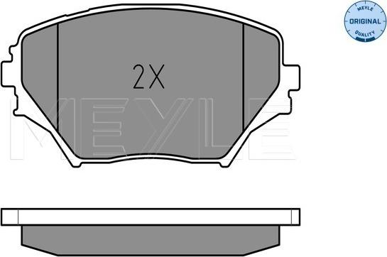 Meyle 025 235 8517 - Bremsbelagsatz, Scheibenbremse alexcarstop-ersatzteile.com