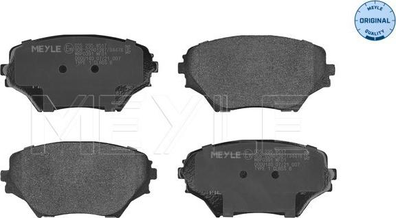 Meyle 025 235 8517 - Bremsbelagsatz, Scheibenbremse alexcarstop-ersatzteile.com