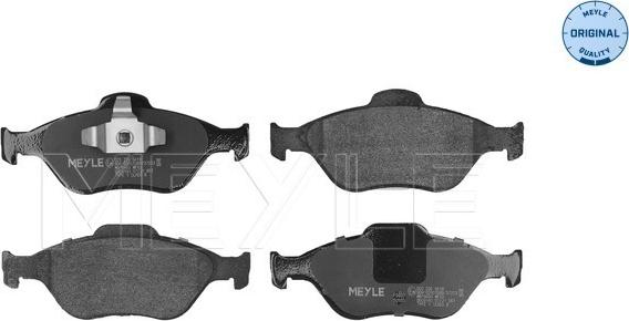 Meyle 025 236 0418 - Bremsbelagsatz, Scheibenbremse alexcarstop-ersatzteile.com