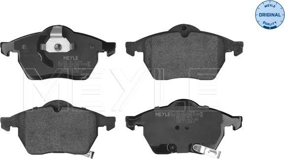 Meyle 025 231 1619/W - Bremsbelagsatz, Scheibenbremse alexcarstop-ersatzteile.com