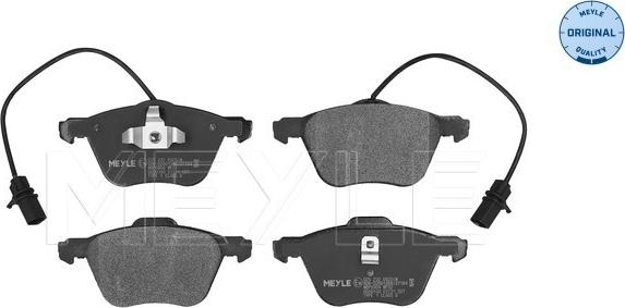 Meyle 025 232 6920/W - Bremsbelagsatz, Scheibenbremse alexcarstop-ersatzteile.com