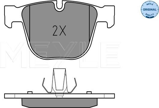 Meyle 025 237 3017 - Bremsbelagsatz, Scheibenbremse alexcarstop-ersatzteile.com