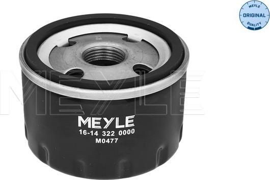 Meyle 16-14 322 0000 - Ölfilter alexcarstop-ersatzteile.com